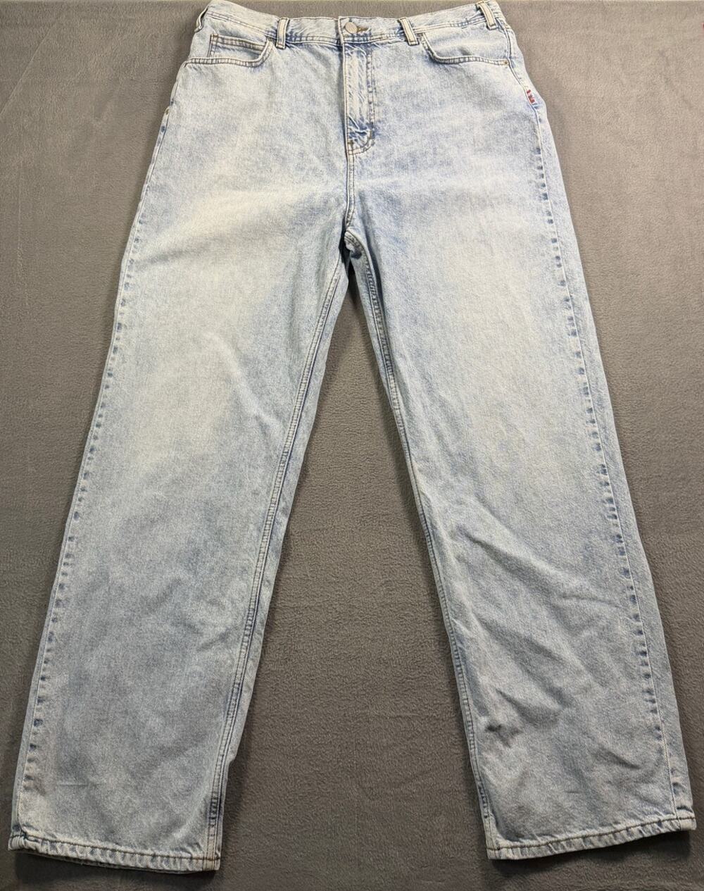 BDG Urban Outfitters Mens 34x32 Light‎ Wash Straight Relaxed Fit Denim Jeans 34